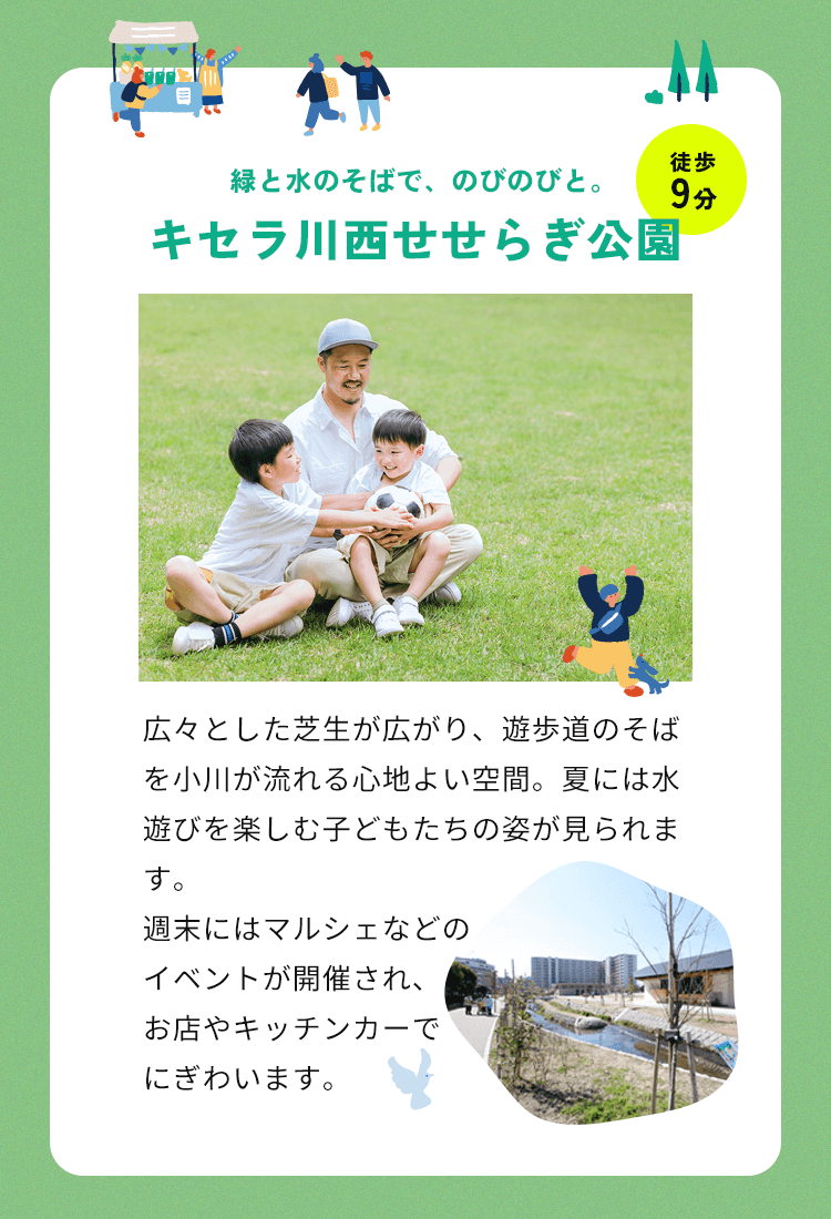 キセラ川西せせらぎ公園