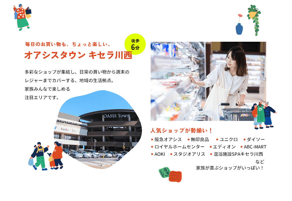 オアシスタウンキセラ川西