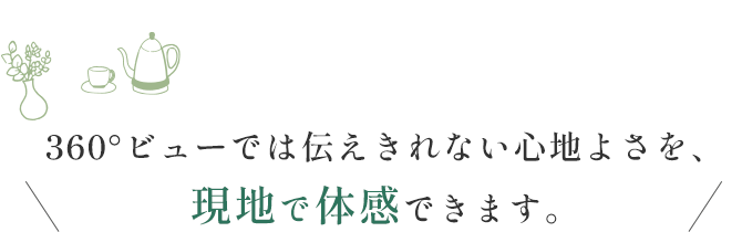 現地で体感できます
