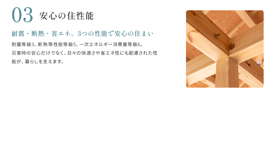 安心の住性能
